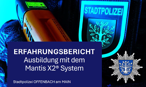 Stadtpolizei OFFENBACH am MAIN nutzt MANTIS X2 System zur Ausbildung