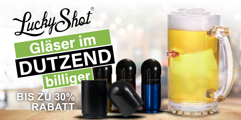 Lucky Shot Gläser - Im Dutzend bis zu 30% billiger!