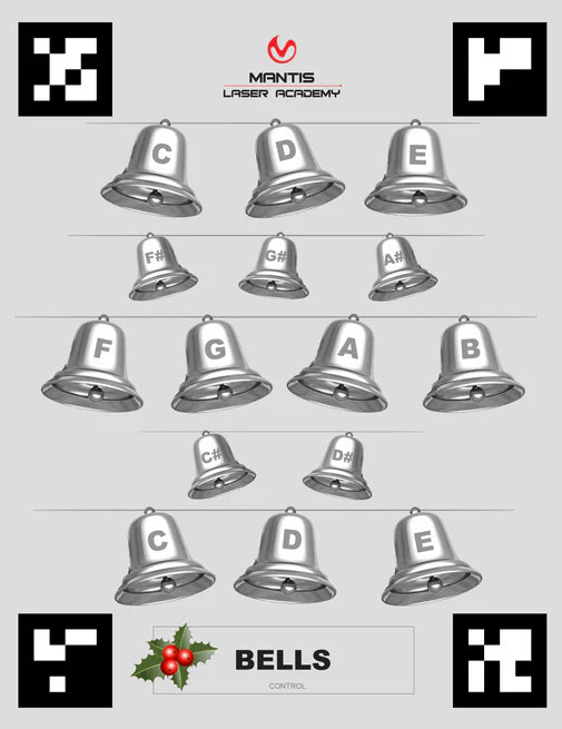 LASER ACADEMY - Zielscheiben | "BELLS" 2erPack