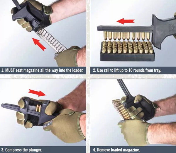 DAA C.A.M. Gen2 SPEED Ladehilfe für alle Pistolenmagazine 9/40