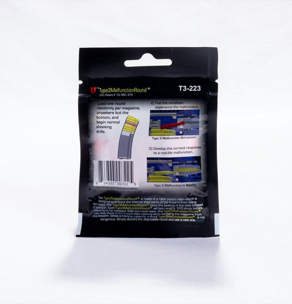 LiveFire Tactical Training | .223/5.56 Type3MalfunctionRound - 5er Pack