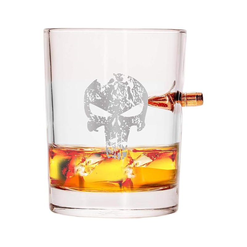 Lucky Shot - Whiskyglas mit .308 Geschoss