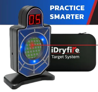 iDryfire | Reactive Laser Shooting Target (with EVA Case)