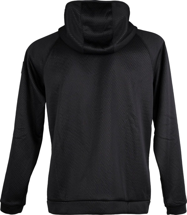 Light Softshell-Sweatjacke mit Kapuze | GLOCK Perfection | schwarz/strukturiert