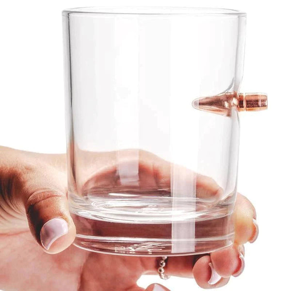 Lucky Shot - Whiskyglas mit .308 Geschoss - MantisX.de