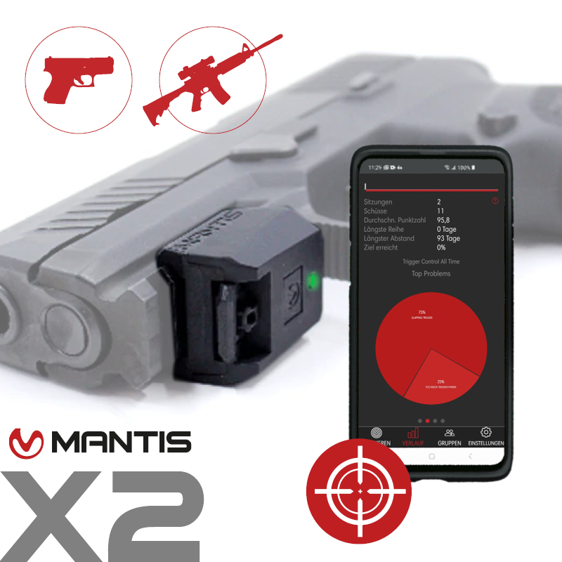Mantis X2 – Trockenschießtrainer für Pistole und Gewehr – www