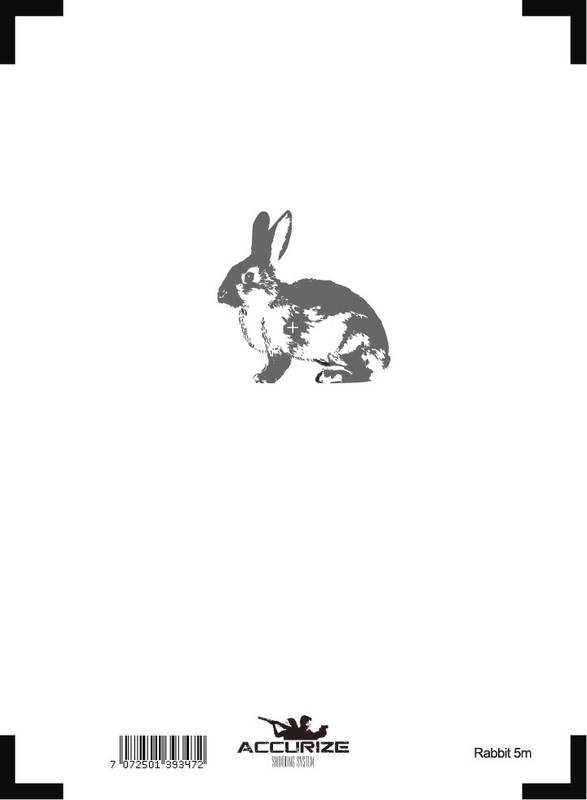 ACCURIZE ZIELSCHEIBE - HASE / 5M