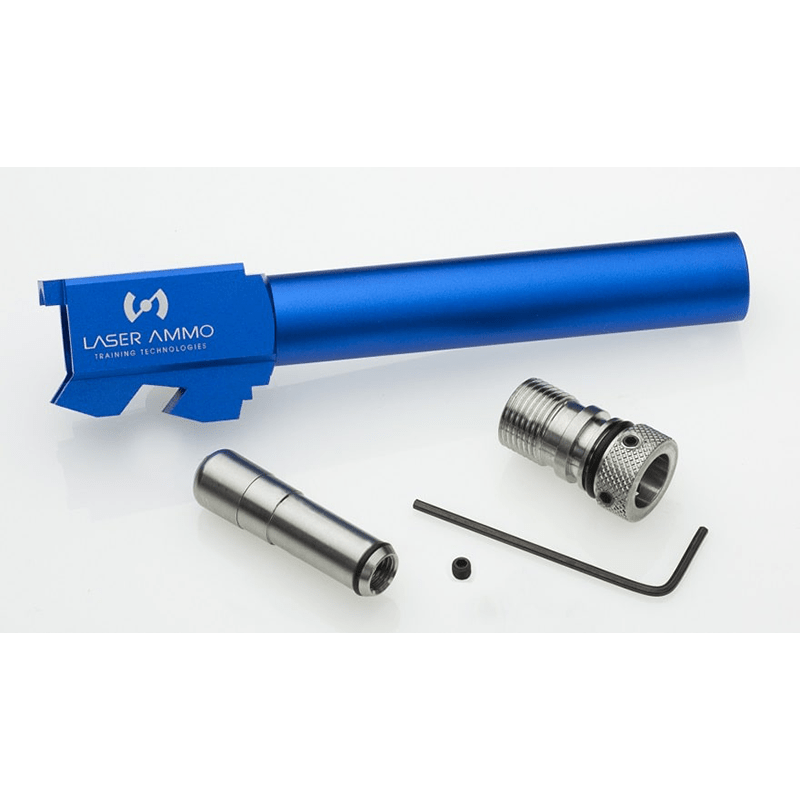 Rückstoßfähiger AirSoft Laser (R.E.A.L) Umbausatz für ASG CZ Shadow 2 (Lauf UND Laserpatrone) - roter Laser