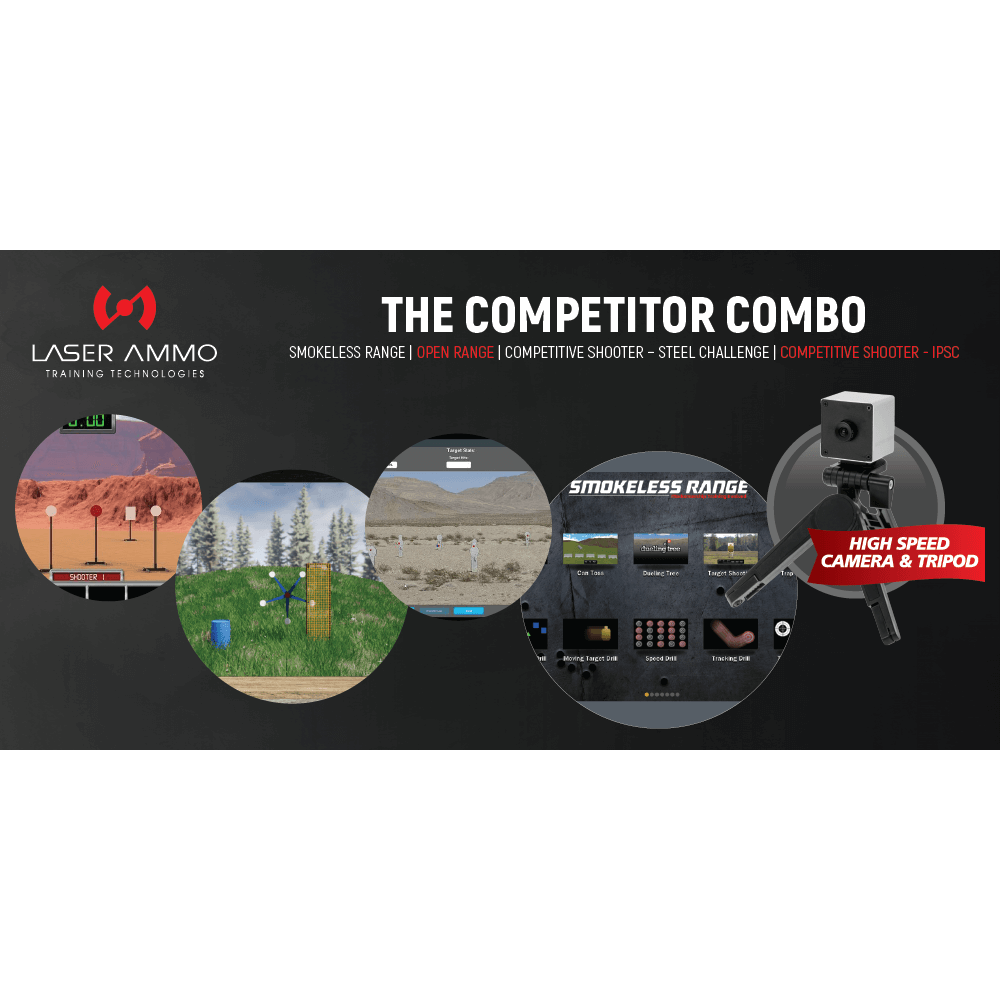 The Competitor Combo - Smokeless Range® Simulator-Kombipaket mit Standardkamera
