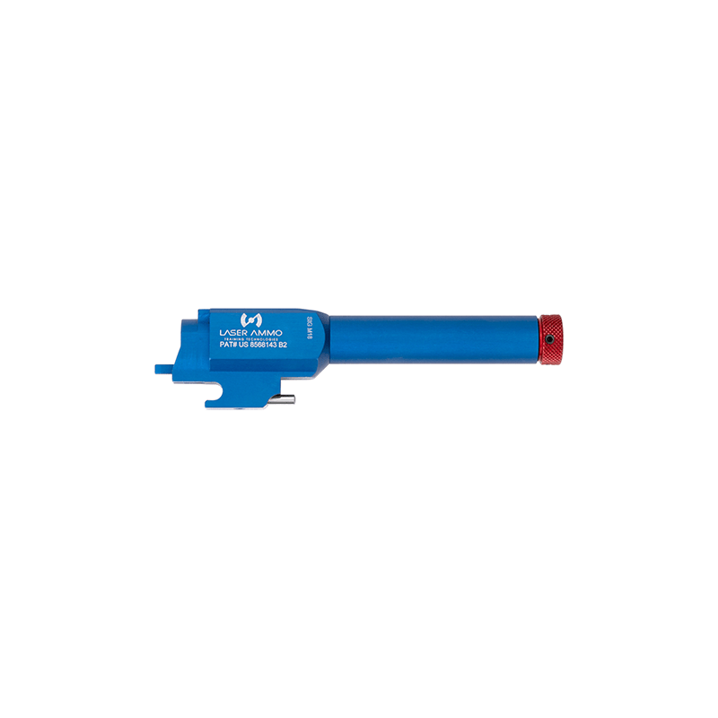 Rückstoßfähiger AirSoft Laser (R.E.A.L) Umbausatz für SIG M18 (Lauf UND Laserpatrone) - roter Laser